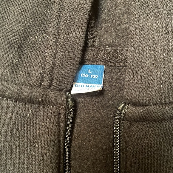 Black Zip Up Coat - Picture 2 of 3